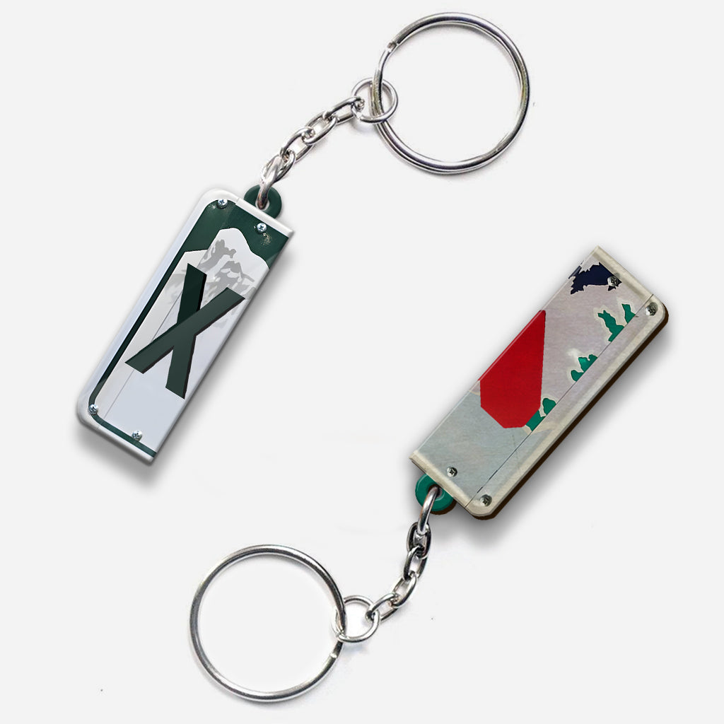 Beliebiges Kennzeichen – Personalisierter Partner-Schlüsselanhänger