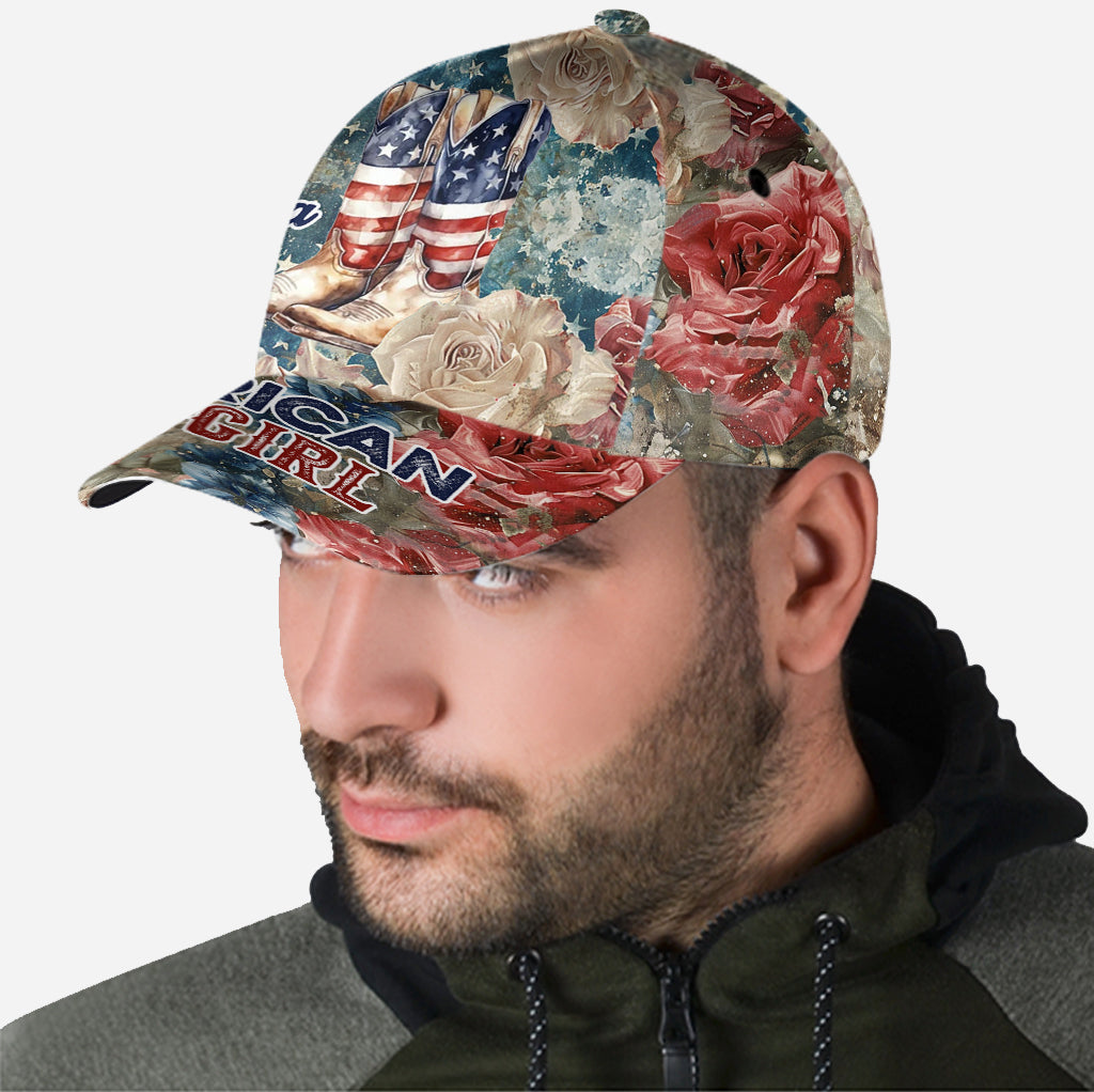 Amerikanische Cowgirl-Kappe – Personalisierte Country-Girl-Klassiker-Kappe