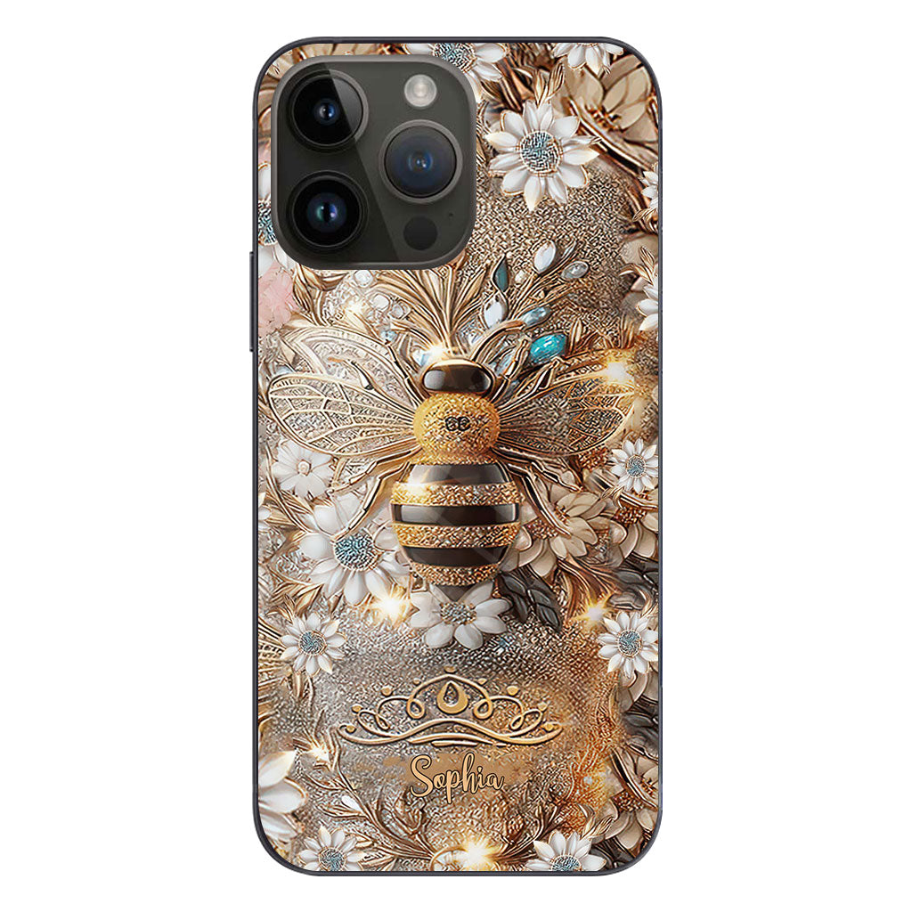 Queen Bee - Personalized Bee Clear Phone Case