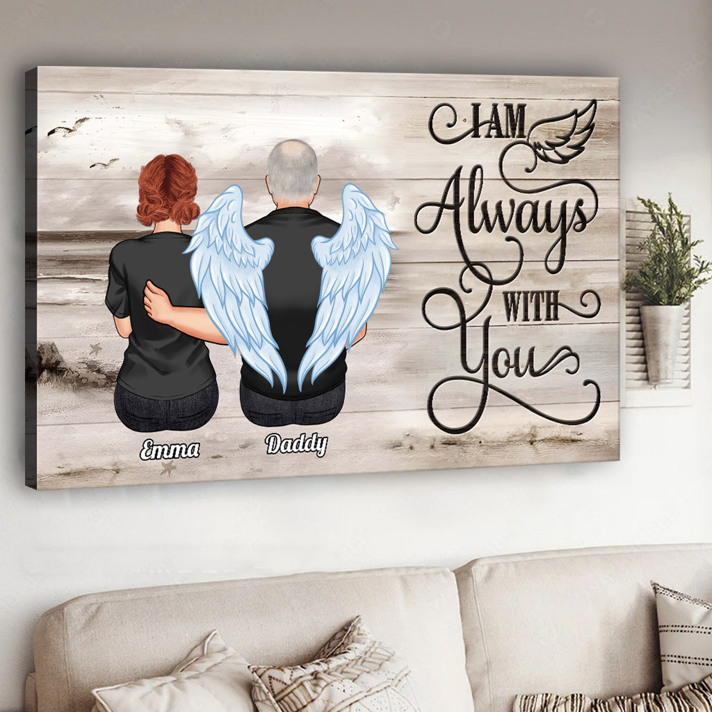 Ich bin immer bei dir – Personalisierte Gedenkleinwand und Poster