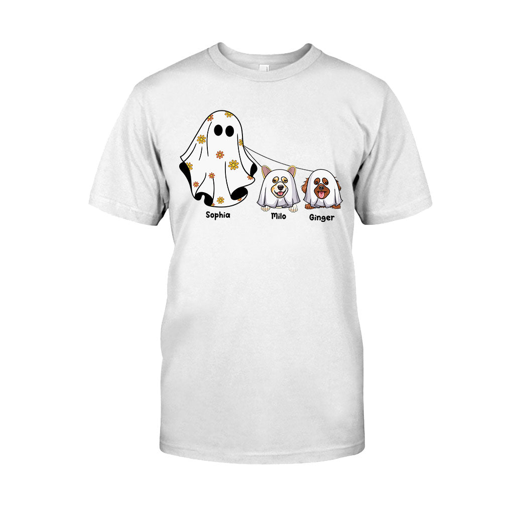 Niedliche Geister – Personalisiertes Hunde-T-Shirt und Hoodie