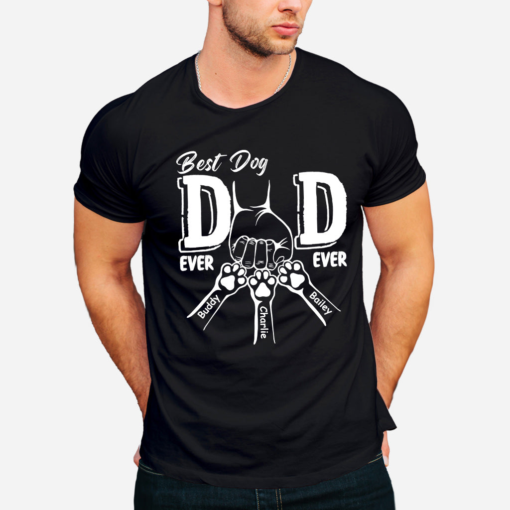 Der beste Hundepapa aller Zeiten – personalisiertes Hunde-T-Shirt und Hoodie