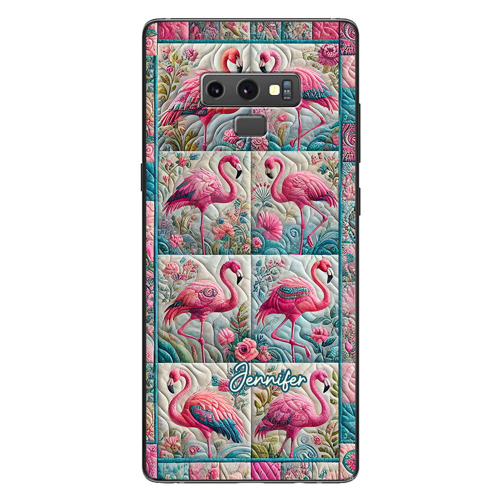 Vintage Flamingo – Personalisierte Flamingo-Handyhülle