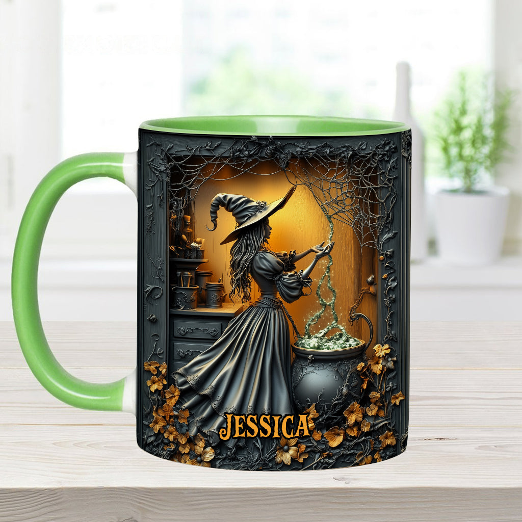 Beautiful Witch - Personalized Witch Accent Mug