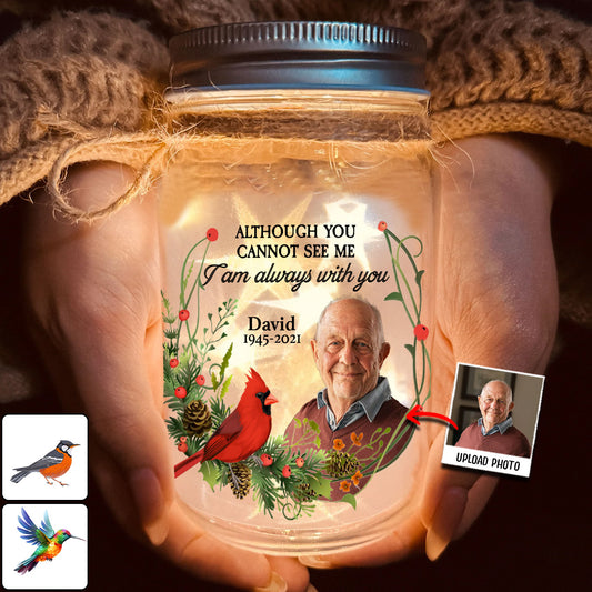 Ich bin immer bei dir – Personalisierte Gedenkleuchte im Einmachglas