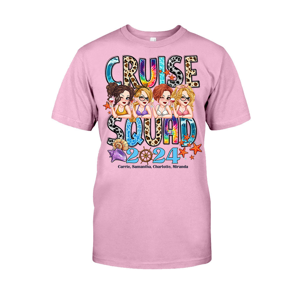 Cruise Squad 2024 – Personalisiertes Kreuzfahrt-T-Shirt und Hoodie