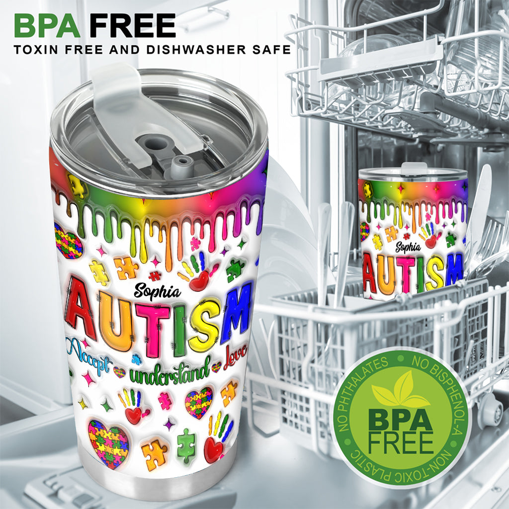 Autismus-Aufklärung – Personalisierter Autismus-Aufklärungsbecher