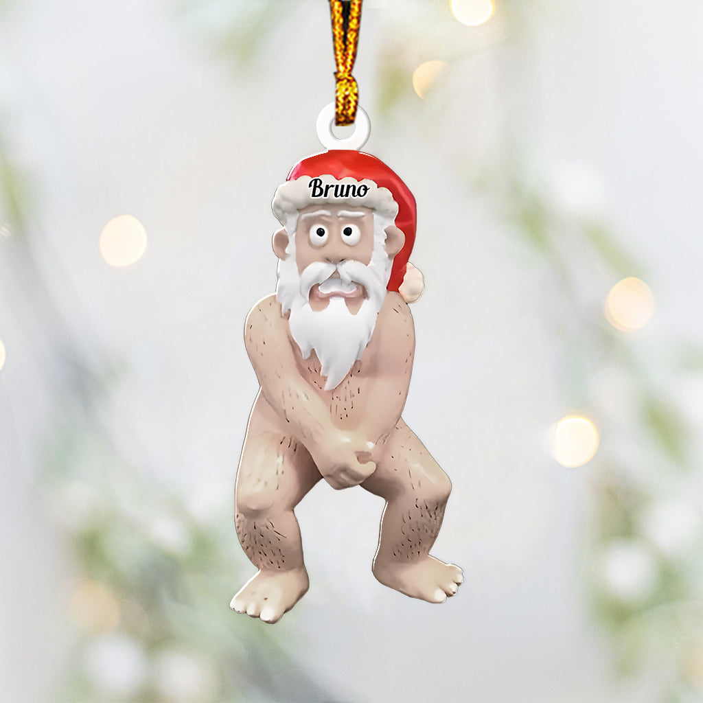 Naughty Couple - Personalized Couple Custom Shaped Ornament