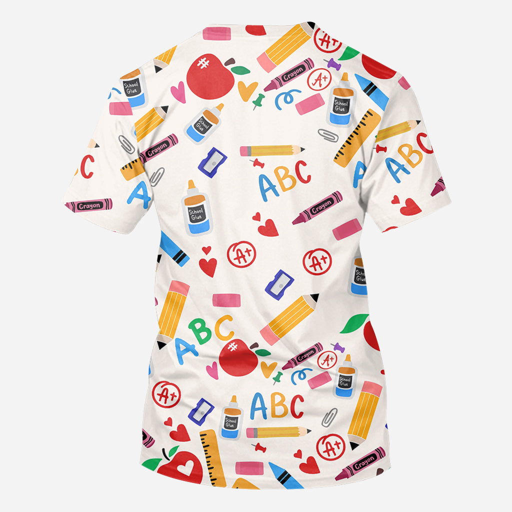 Lehrerleben – Personalisiertes Lehrer-T-Shirt