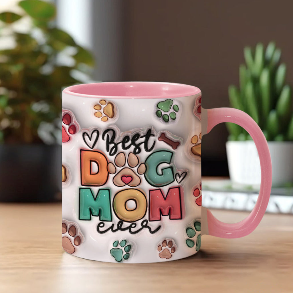 Die beste Hundemama, der beste Hundepapa, die beste Katzenmama, der beste Katzenpapa aller Zeiten – personalisierte Tasse mit Hundemotiv