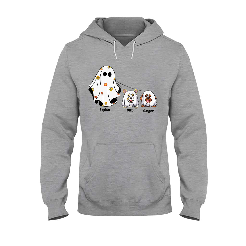 Niedliche Geister – Personalisiertes Hunde-T-Shirt und Hoodie