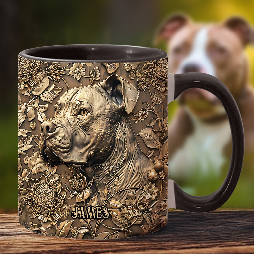 Cool Pitbull - Personalized Dog Accent Mug