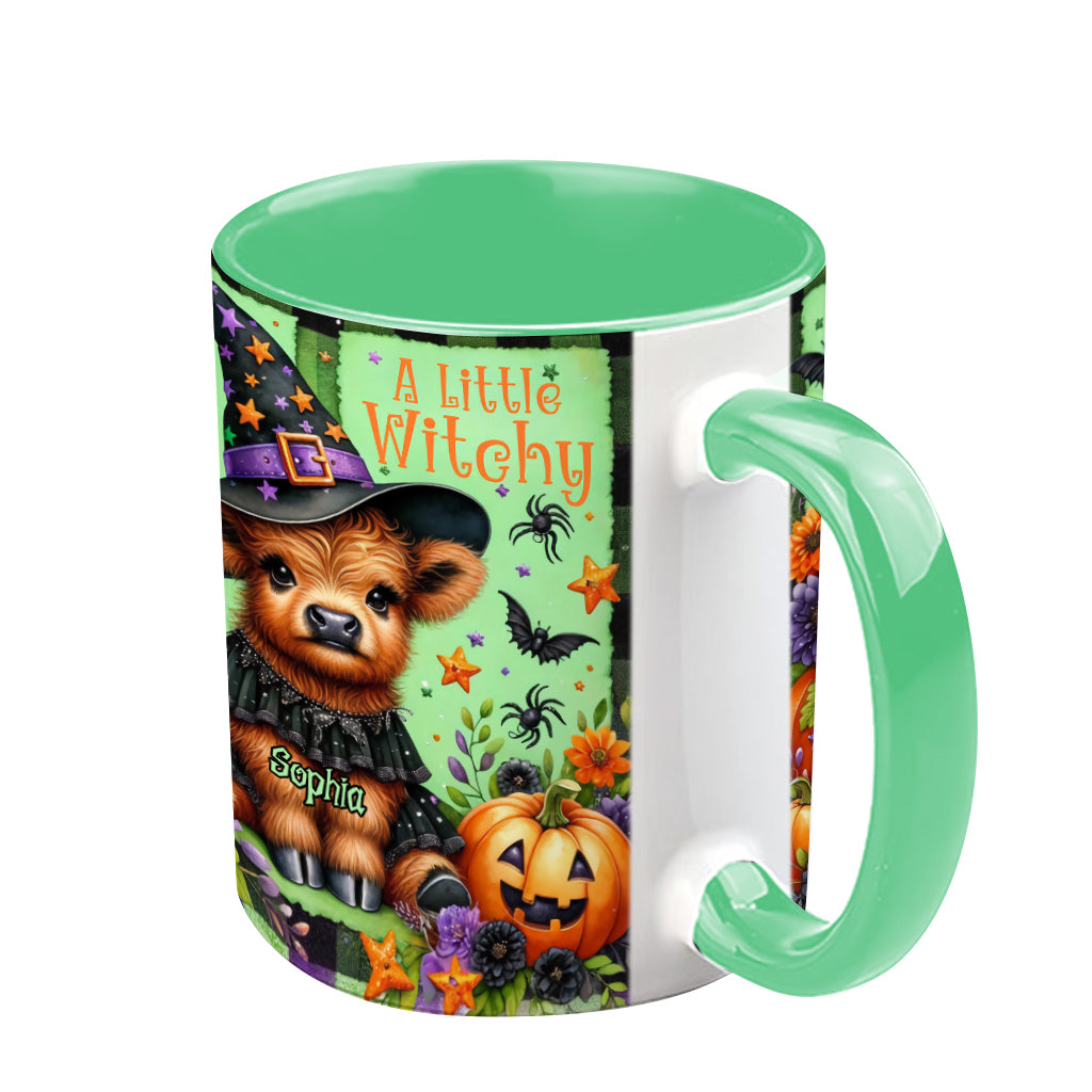 A Little Witch - Personalized Accent Mug