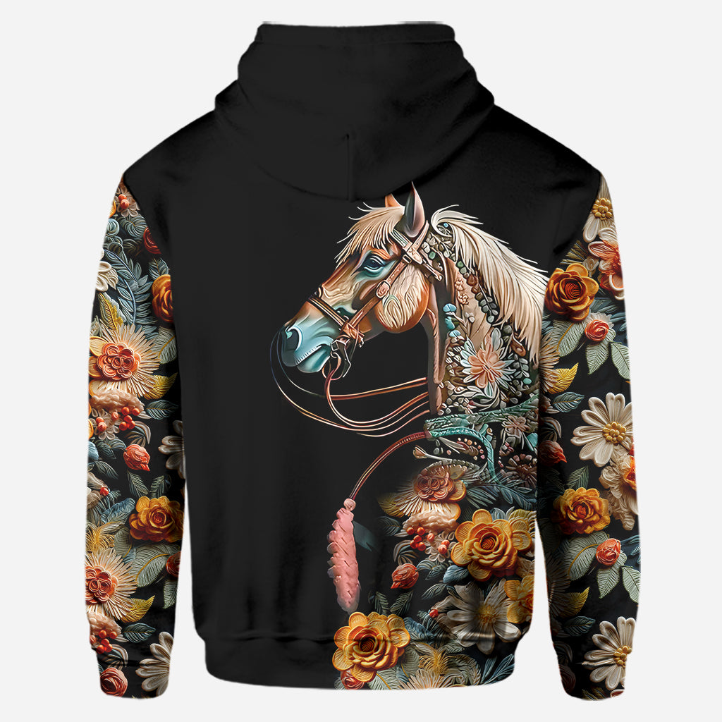 Pferdeliebe – Personalisierter Pferde-Hoodie und Leggings