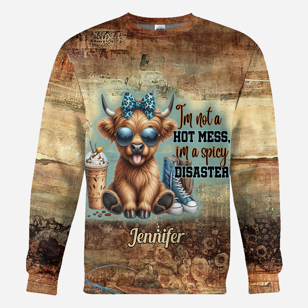 I'm Not A Hot Mess - Personalized All Over Shirt