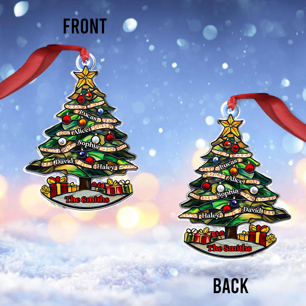 Frohe Weihnachten – Personalisierter, individuell geformter Familienschmuck