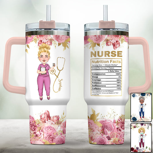 Nährwertangaben für Pflegekräfte – Personalisierter Pflegebecher mit Henkel