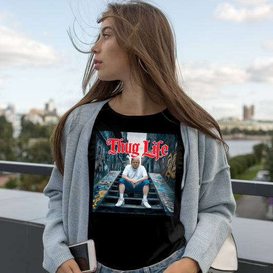Thug Life Präsidenten-T-Shirt | Wahlkampf-Shirts | Präsidenten-Shirt | Unabhängigkeitstags-Shirt | USA Trump-Shirt