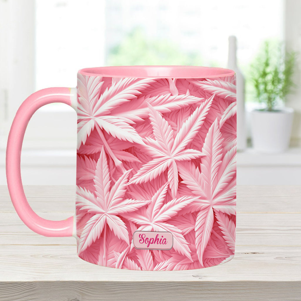 420 Vibes – Personalisierter Becher mit Weed-Motiv