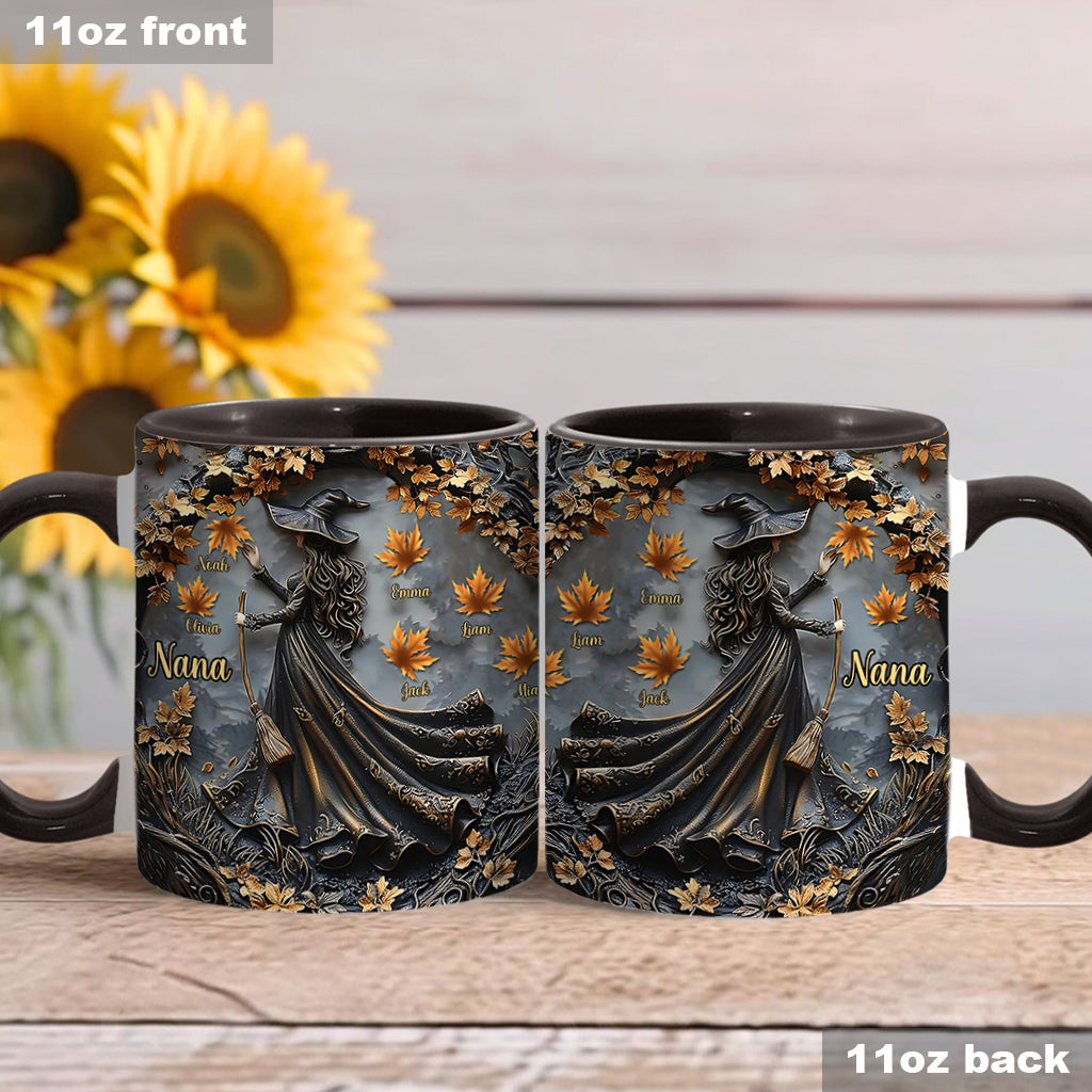Fröhliches Halloween – personalisierte Tasse mit Oma-Akzent