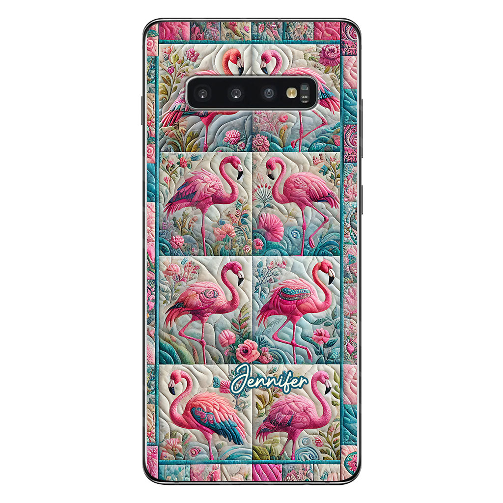 Vintage Flamingo – Personalisierte Flamingo-Handyhülle
