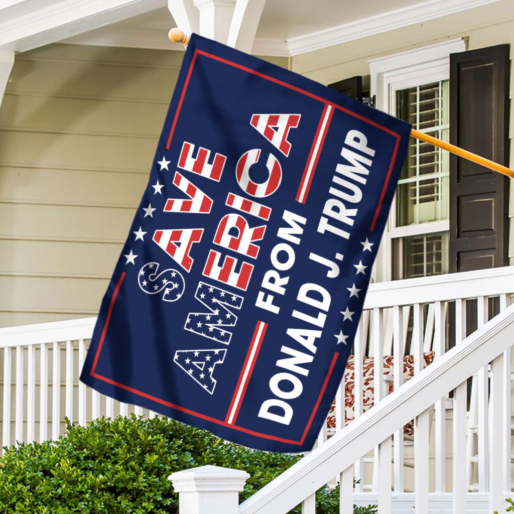 Rettet das Land – Anti-Trump-Hausflagge