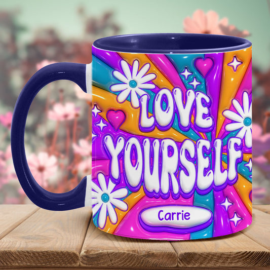Love Yourself - Personalized Accent Mug