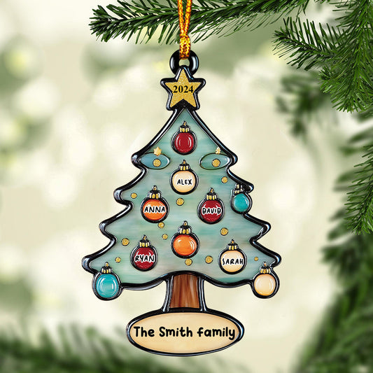Frohe Weihnachten – Personalisierter Familienschmuck
