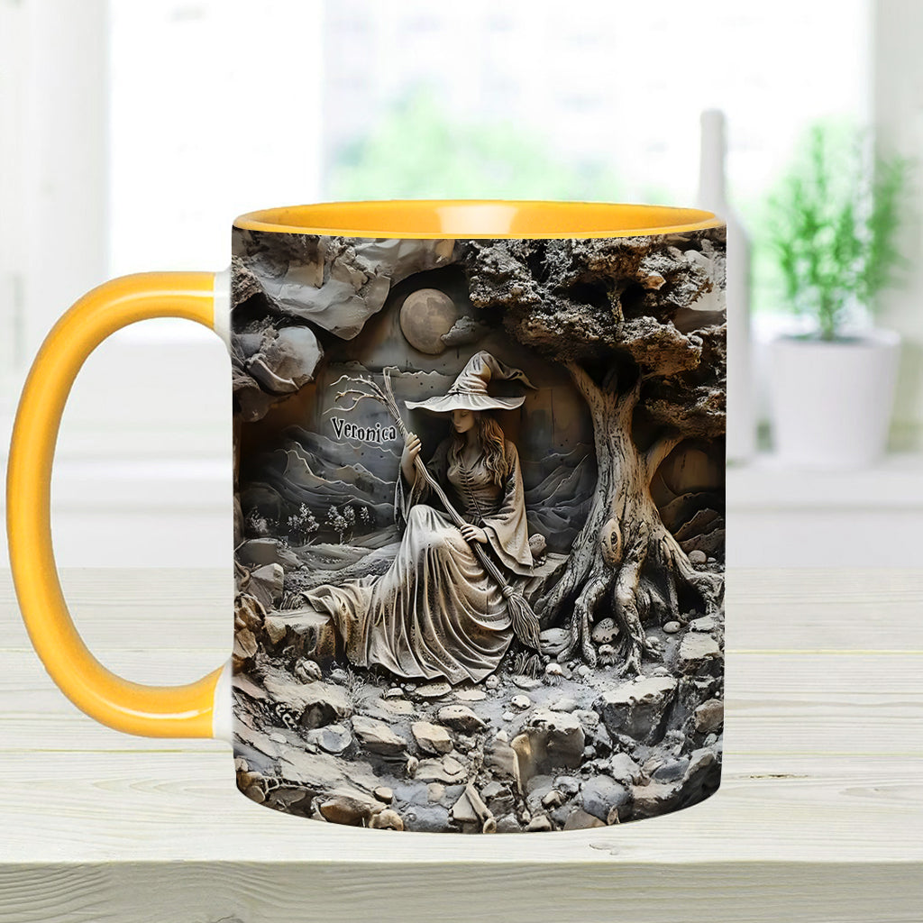 Wunderschöne Hexe – Personalisierte Tasse mit Hexenmotiv