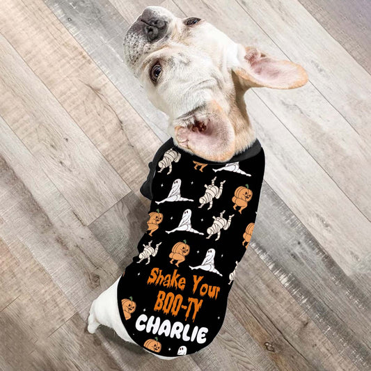 Shake Your Boo-ty - Personalized Dog Pet Shirt