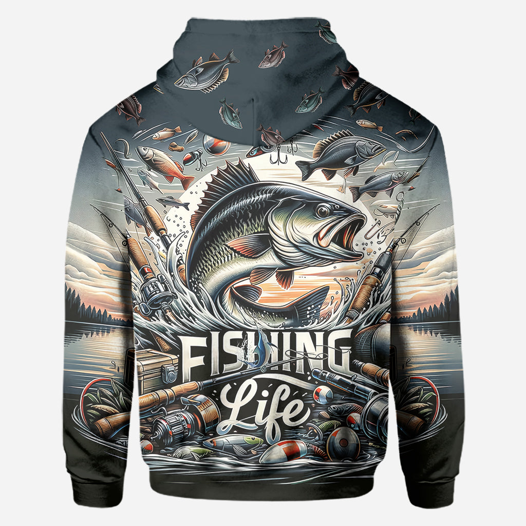 Fishing Life - Fishing All Over Shirt