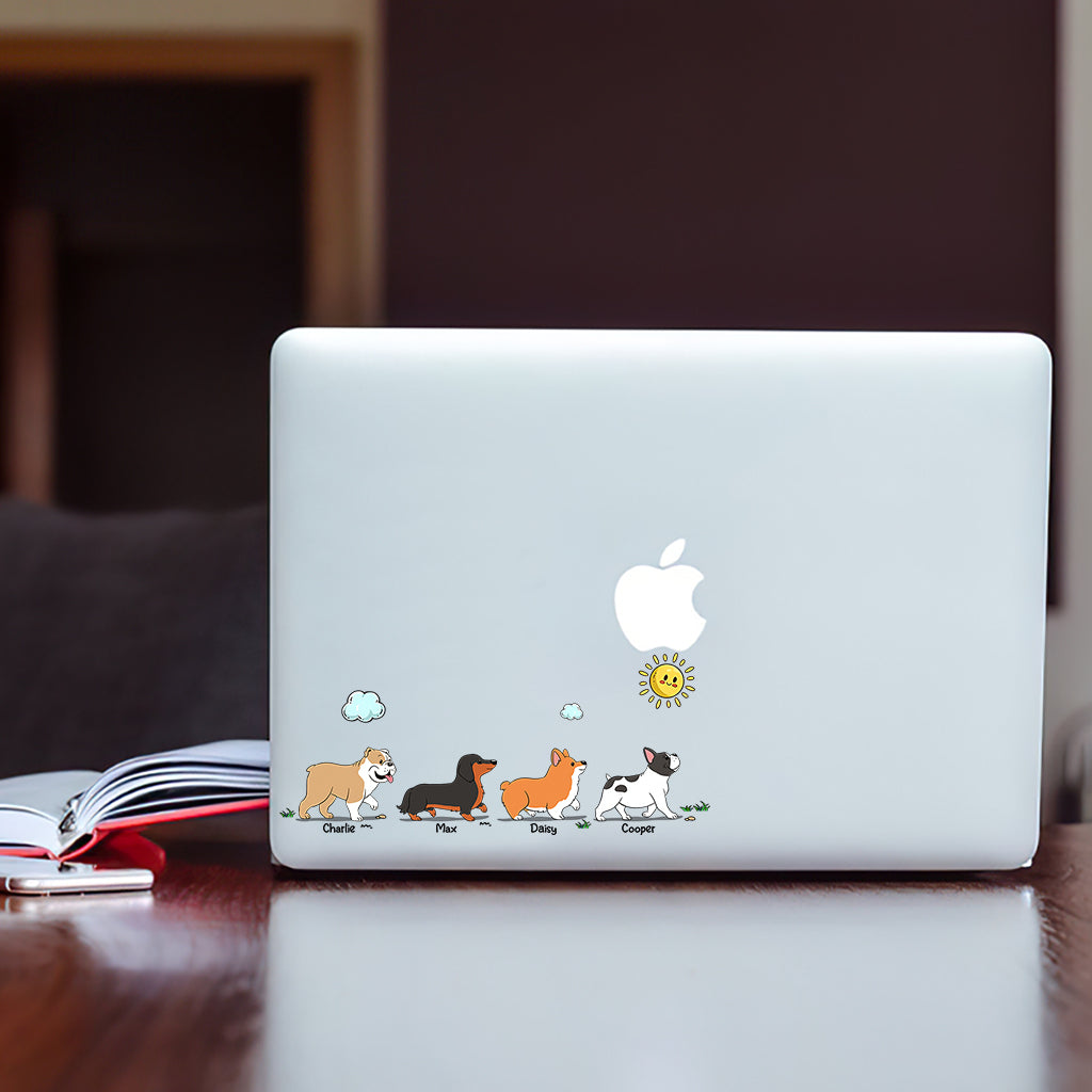 The Walking Dogs – Personalisierter Hunde-Aufkleber (Vollversion)