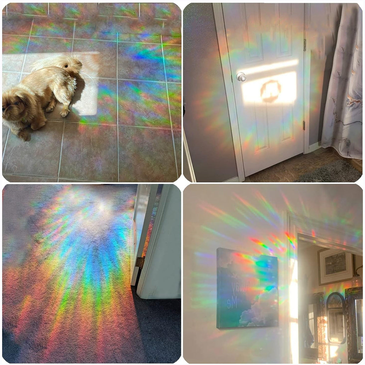 Ich weiß, der Himmel ist ein wunderschöner Ort, weil dort mein Sohn, mein Ehemann, mein Vater ist – personalisierter Gedenk-Sonnenfänger-Aufkleber