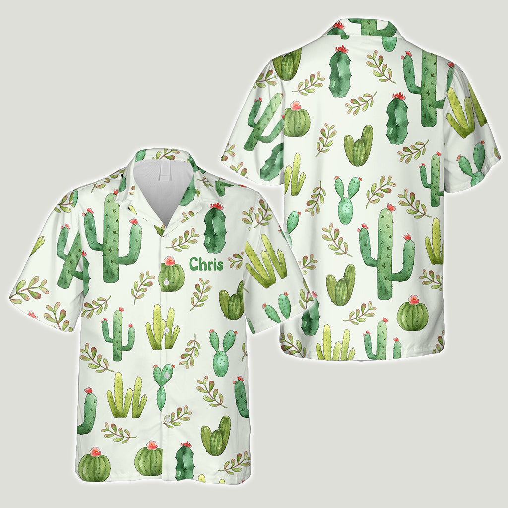 Cactus Succulents Plants - Personalized Cactus Hawaiian Shirt