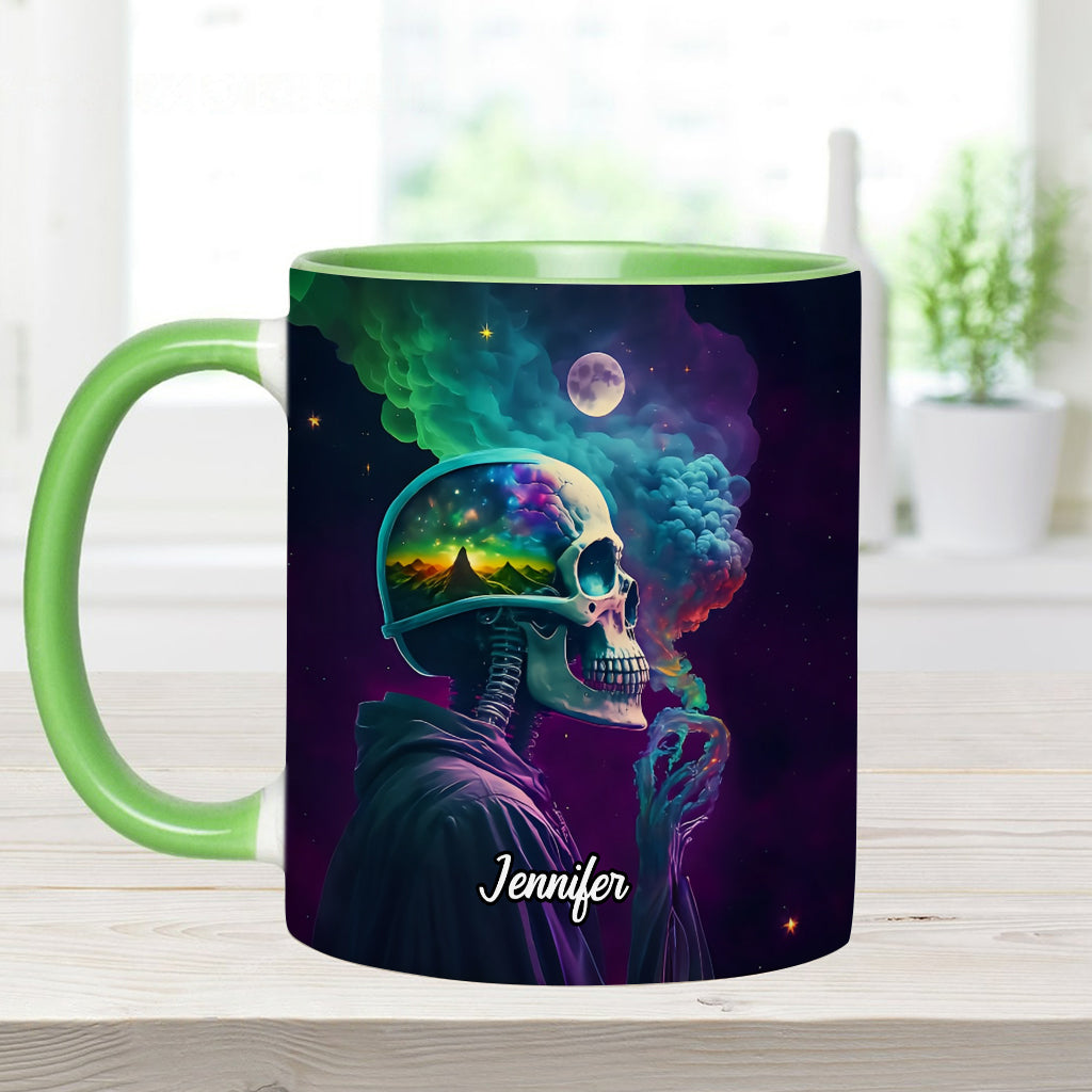 A Little High - Personalized Weed Accent Mug