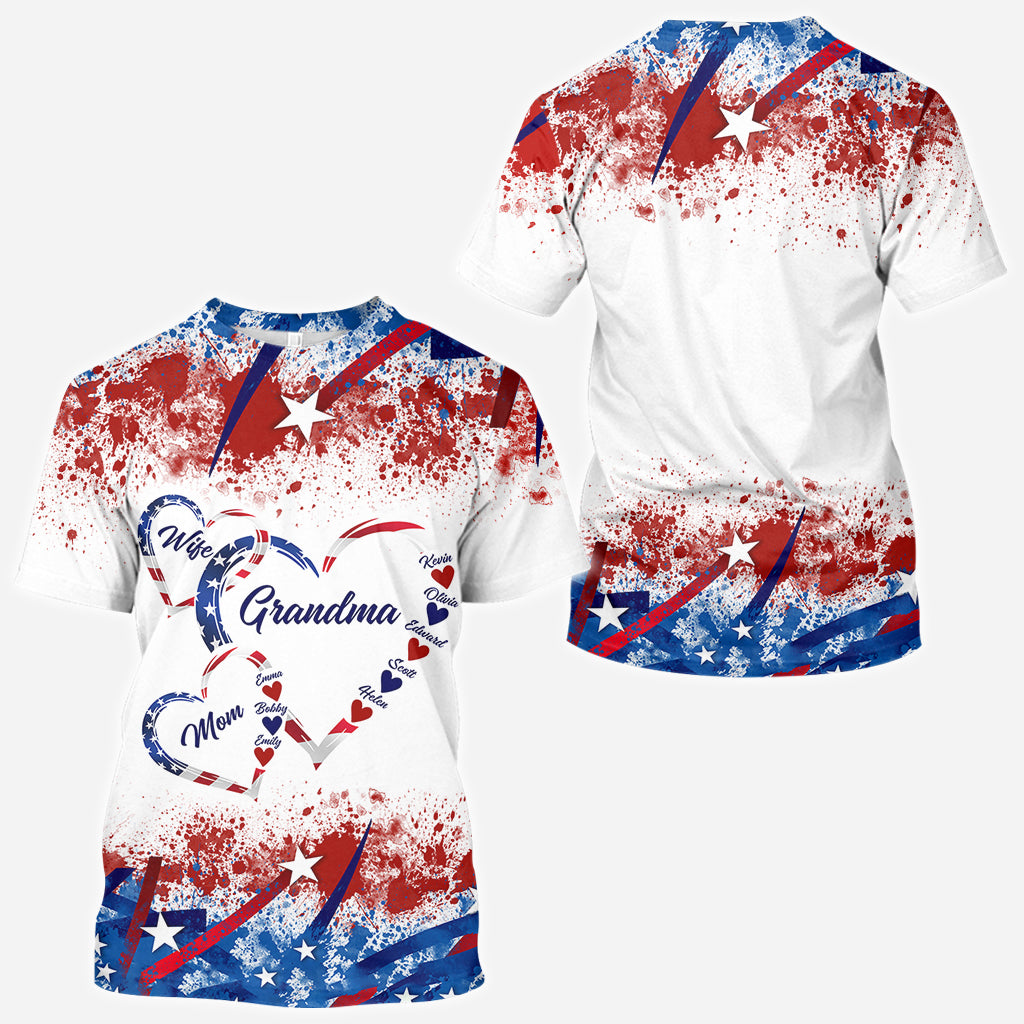 Ehefrau, Mama, Oma – Personalisiertes Oma-Shirt