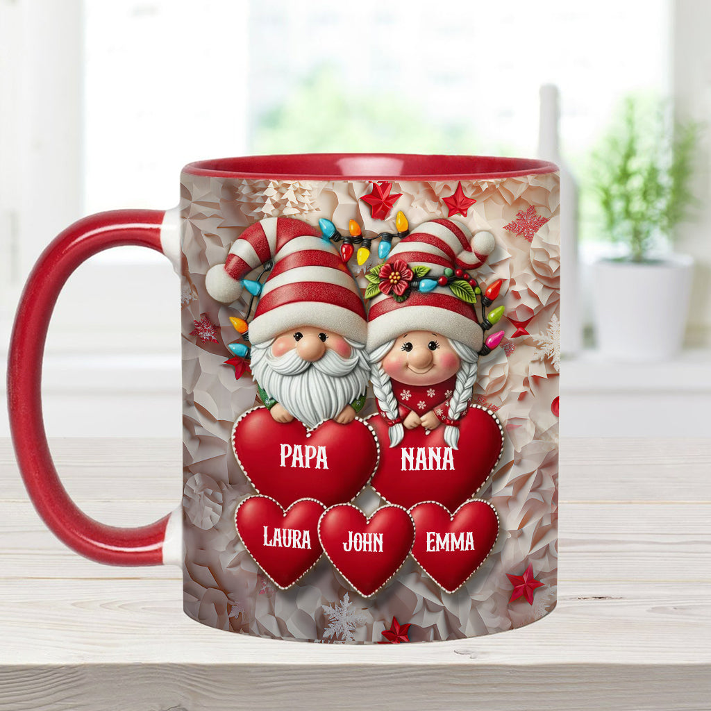 Ich liebe meine Familie – Personalisierte Tasse mit Familienmotiv