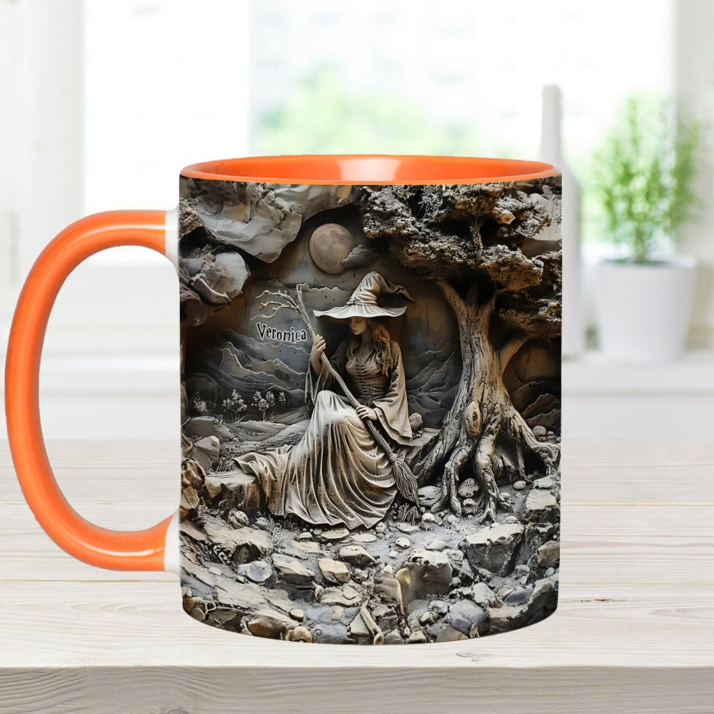Wunderschöne Hexe – Personalisierte Tasse mit Hexenmotiv