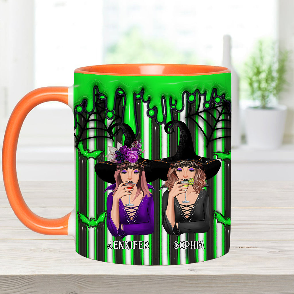 Wir sind seltsam und ungewöhnlich – personalisierte Tasse mit dem Aufdruck „Beste Freundin“.