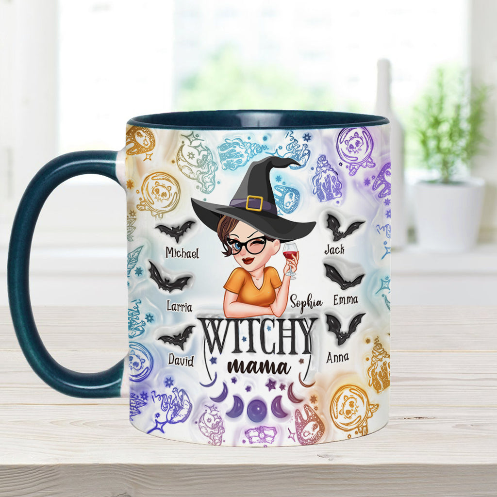 Witchy Mama Grandma - Personalized Witch Accent Mug