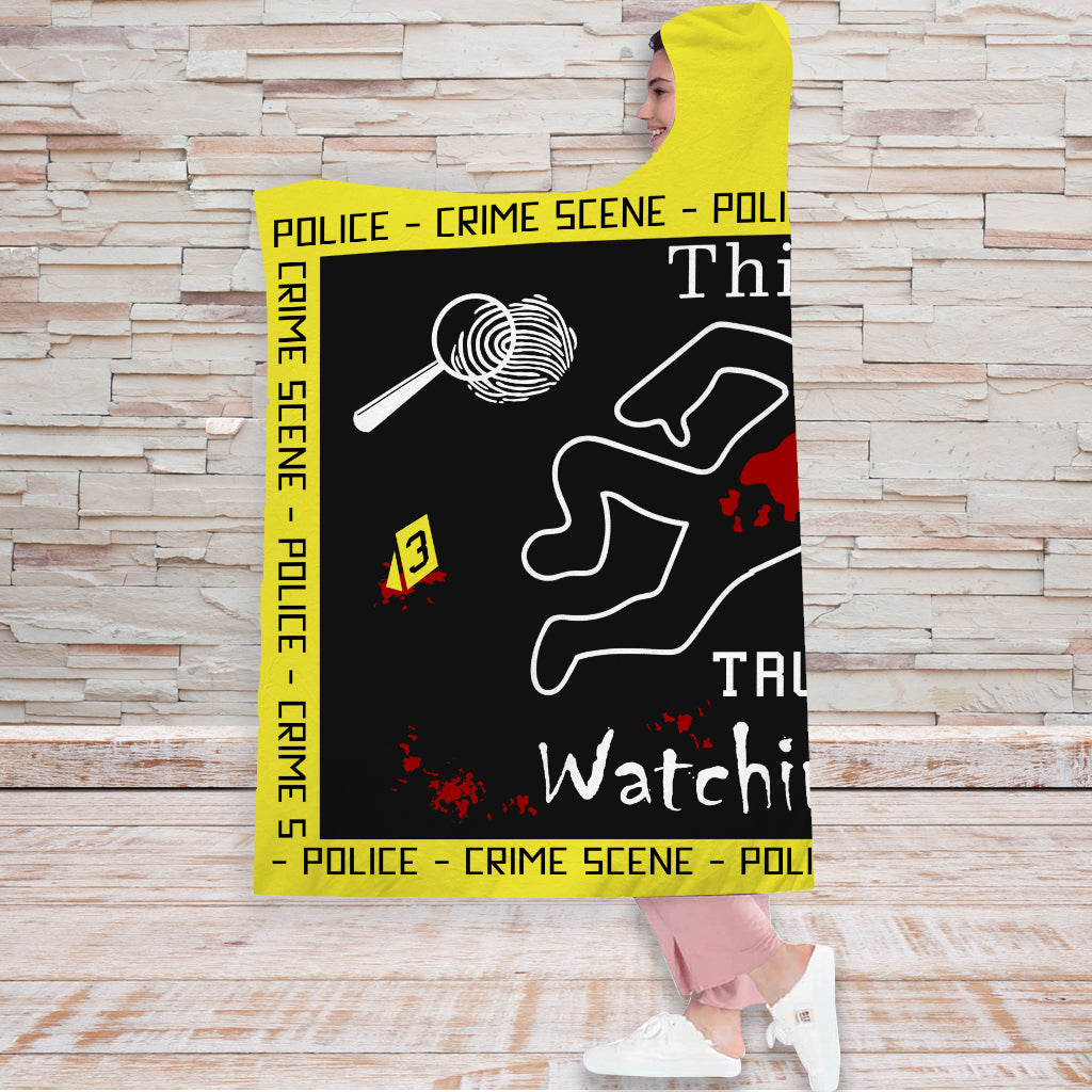 True-Crime-Decke – Personalisierte Kapuzendecke