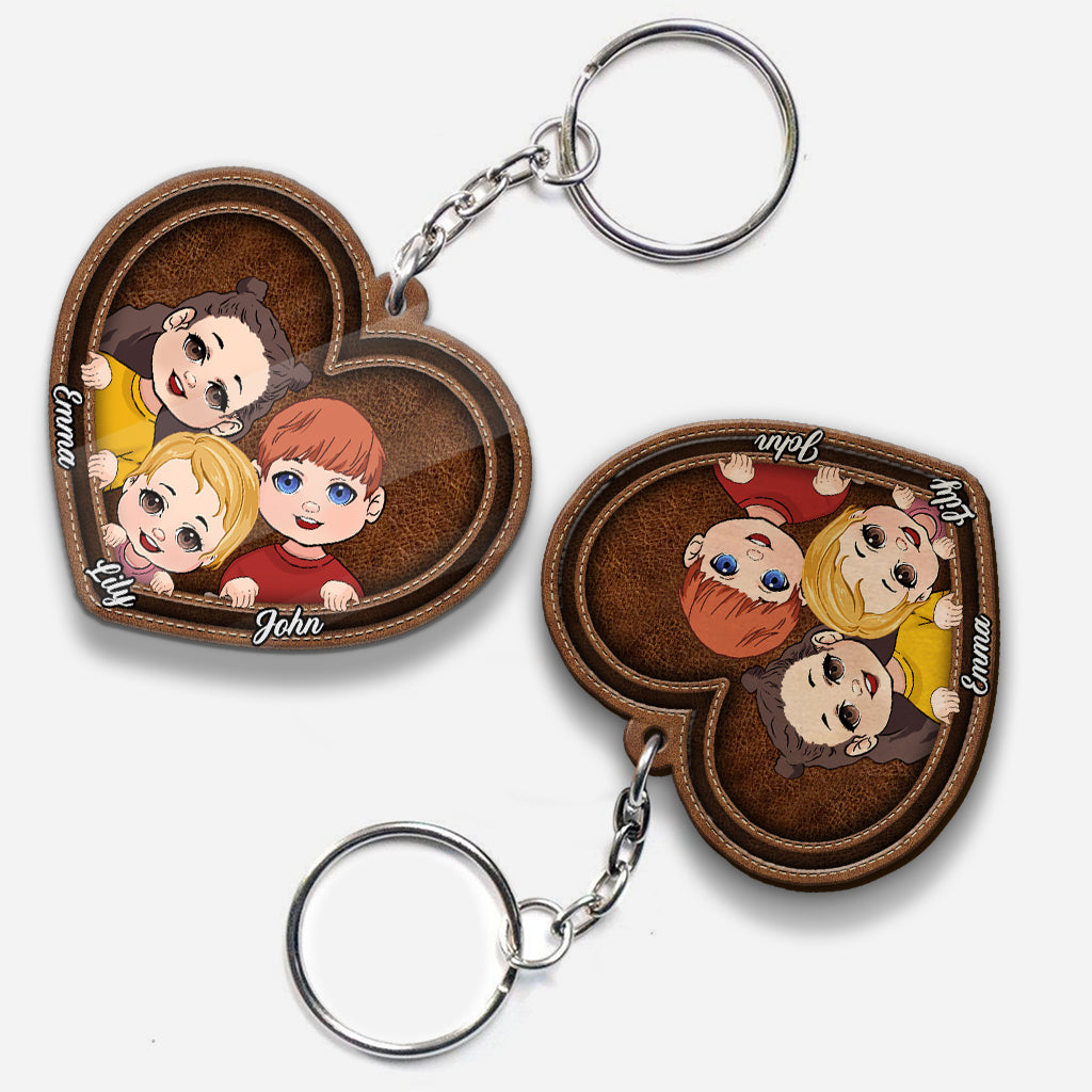 Best Dad/ Grandpa/ Papa... Ever - Personalized Father Keychain