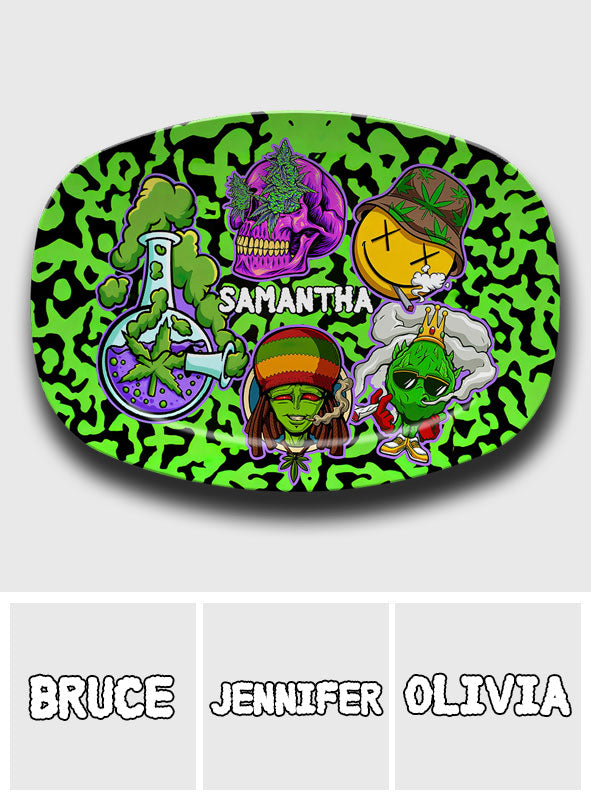 Keep One Rolled 420 - Personalized Weed Plate