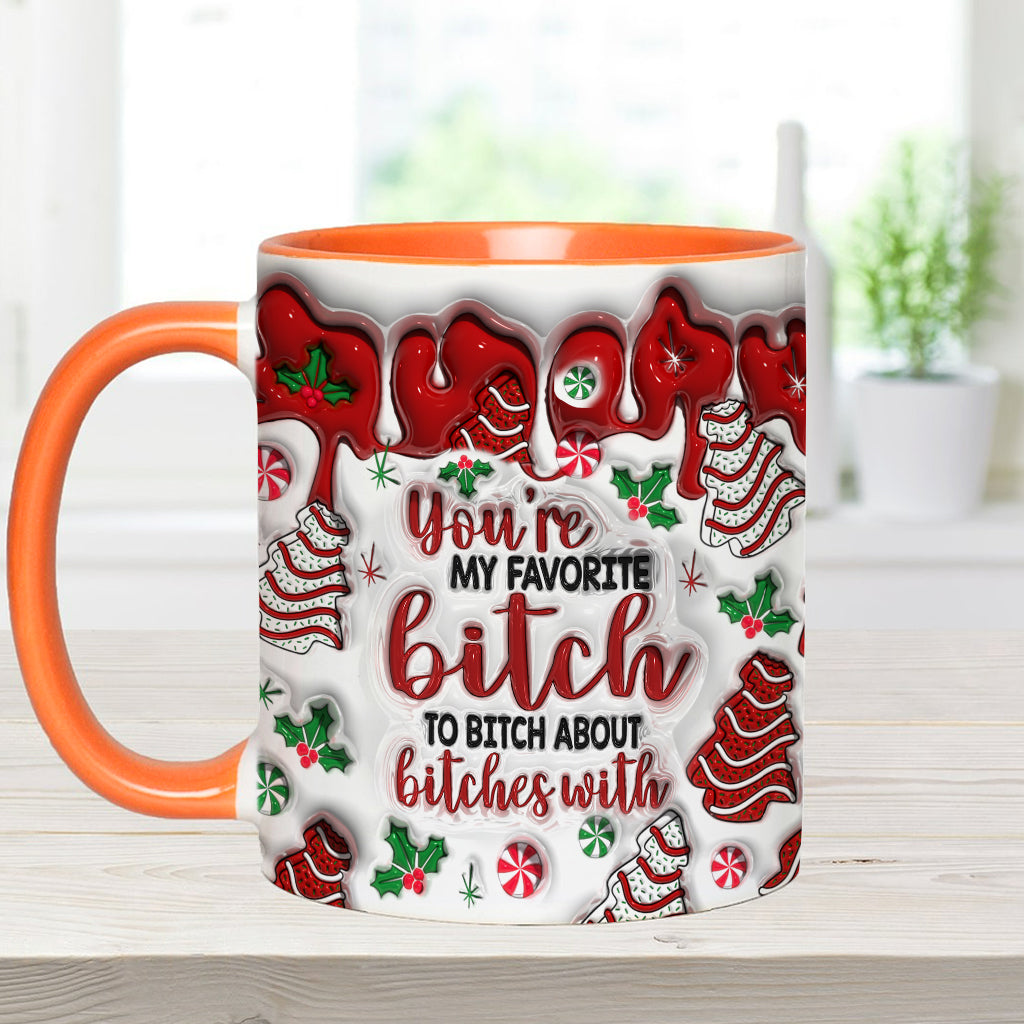 Best Bitches - Personalized Bestie Accent Mug