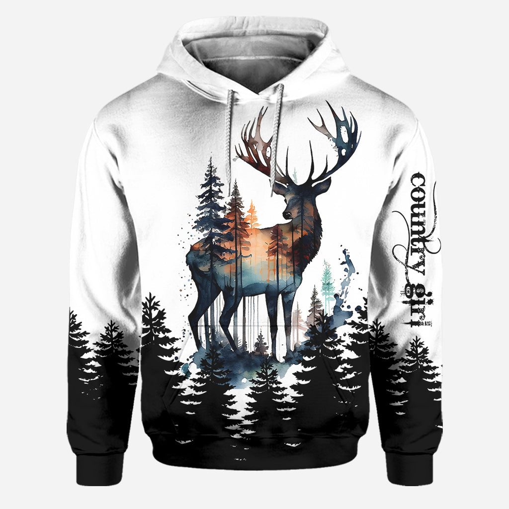 Country Girl – Personalisierter Jagd-Hoodie und Leggings