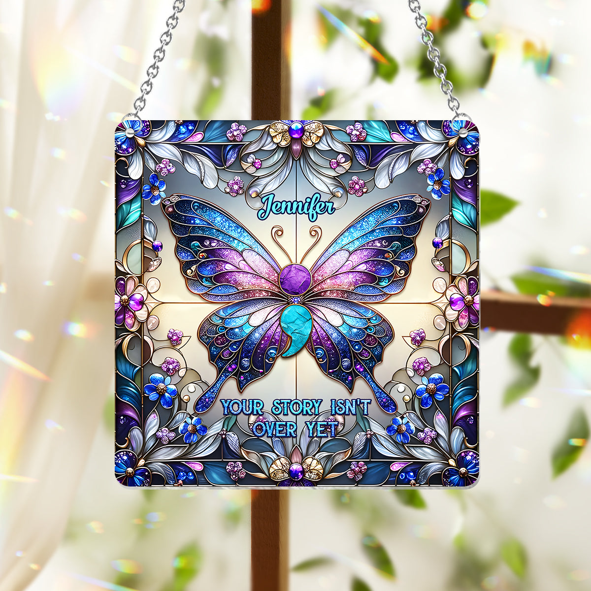 Deine Geschichte ist noch nicht zu Ende – Personalisierter Fensterhänger zur Suizidprävention 