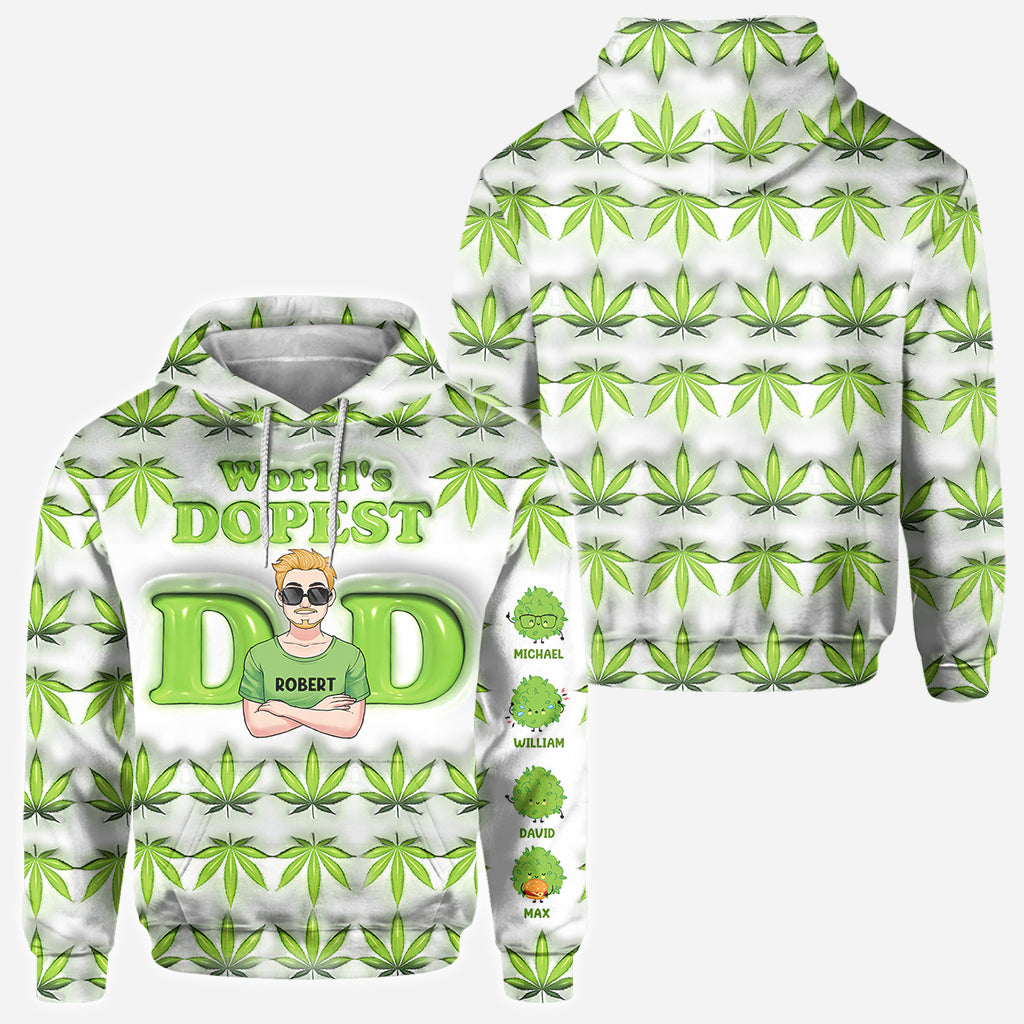 Der coolste Papa aller Zeiten – personalisiertes Vater-Shirt