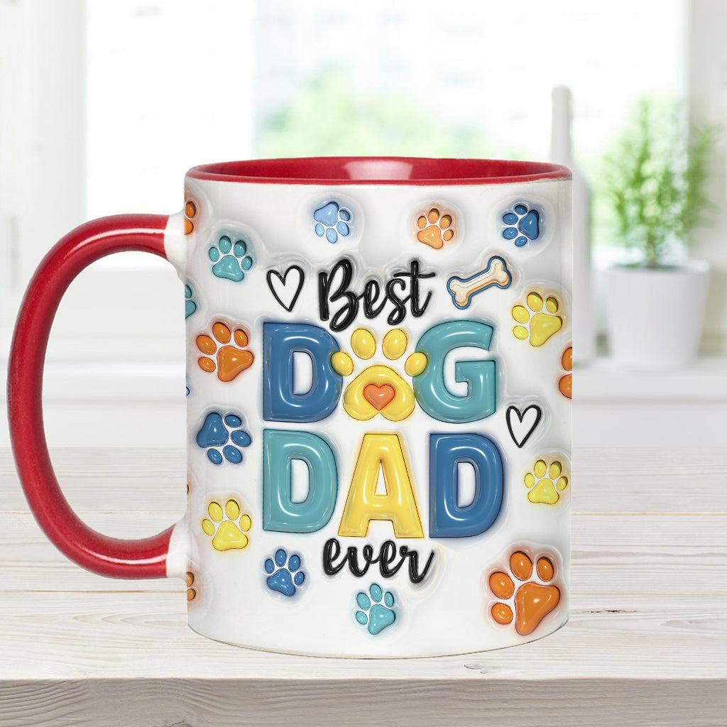 Personalisierte Tasse mit Hundemotiv für Hundepapa