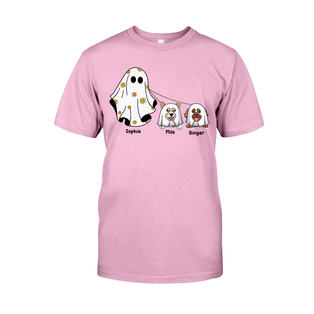 Niedliche Geister – Personalisiertes Hunde-T-Shirt und Hoodie