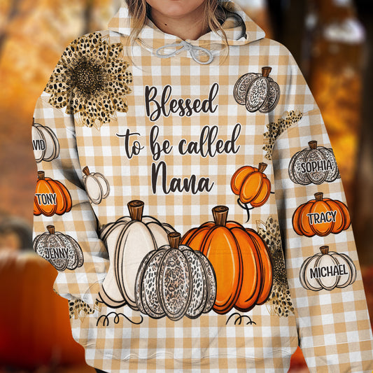 Grandma's Little Pumpkins Any Title - Personalized Grandma All Over Shirt